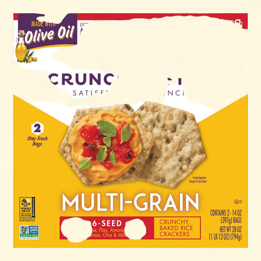 Crunchmaster 6-Seed Multi-Grain Crackers, 28 oz