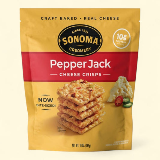 Sonoma Creamery Pepper Jack Crisps, 10 oz