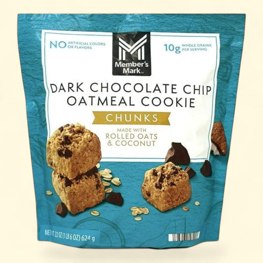 Member's Mark Dark Chocolate Chip Oatmeal Cookie Chunks, 22 oz.