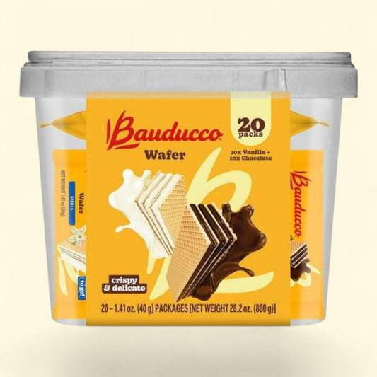 Bauducco Wafer Tub, 20 pk