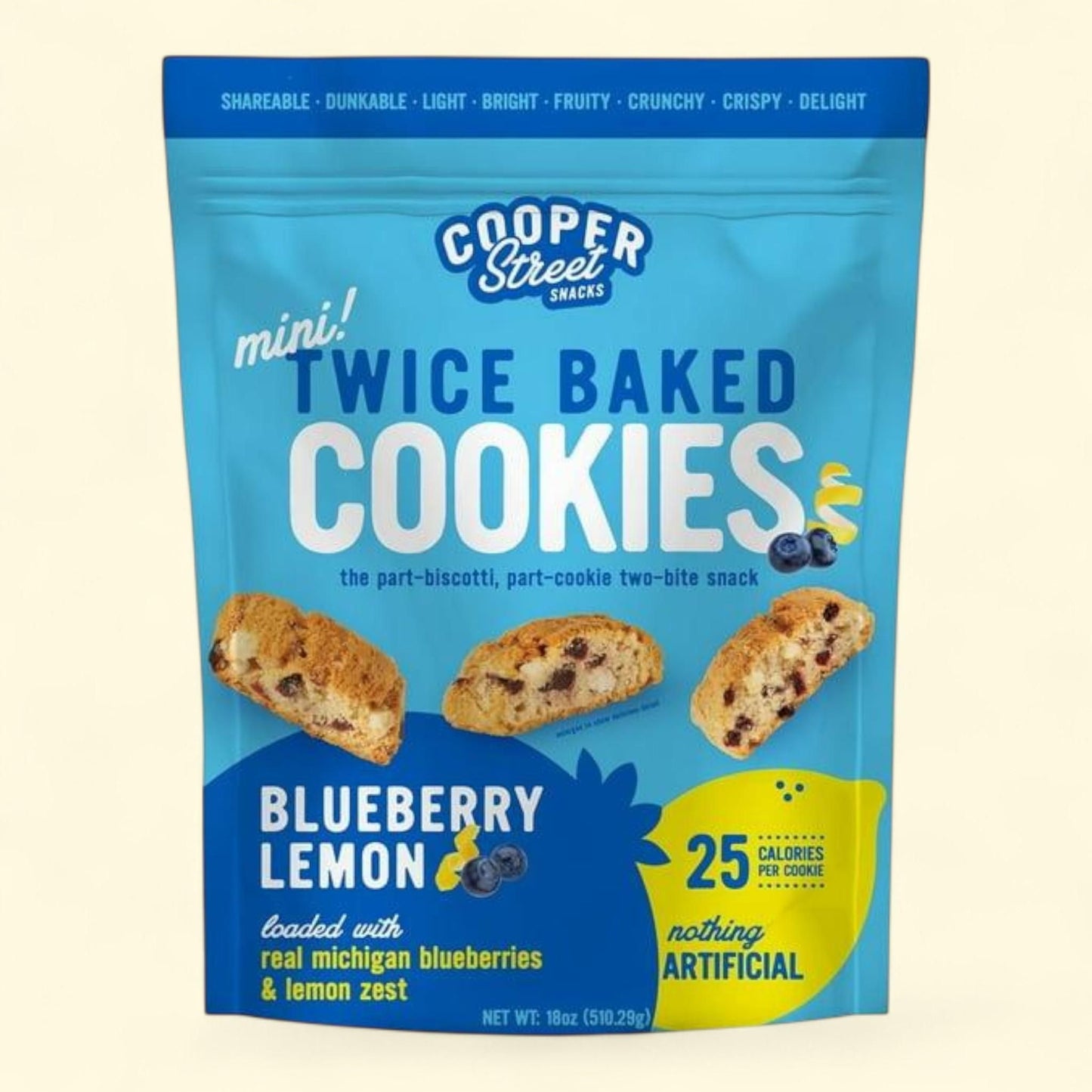Cooper Street Blueberry Lemon Cookies, 18 oz.