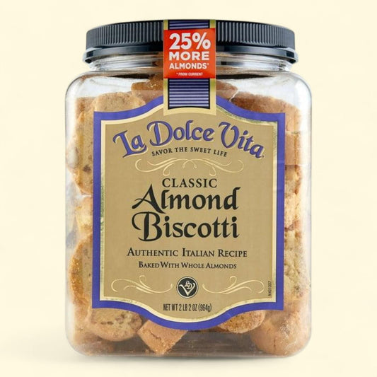 La Dolce Vita Almond Biscotti, 34 oz.