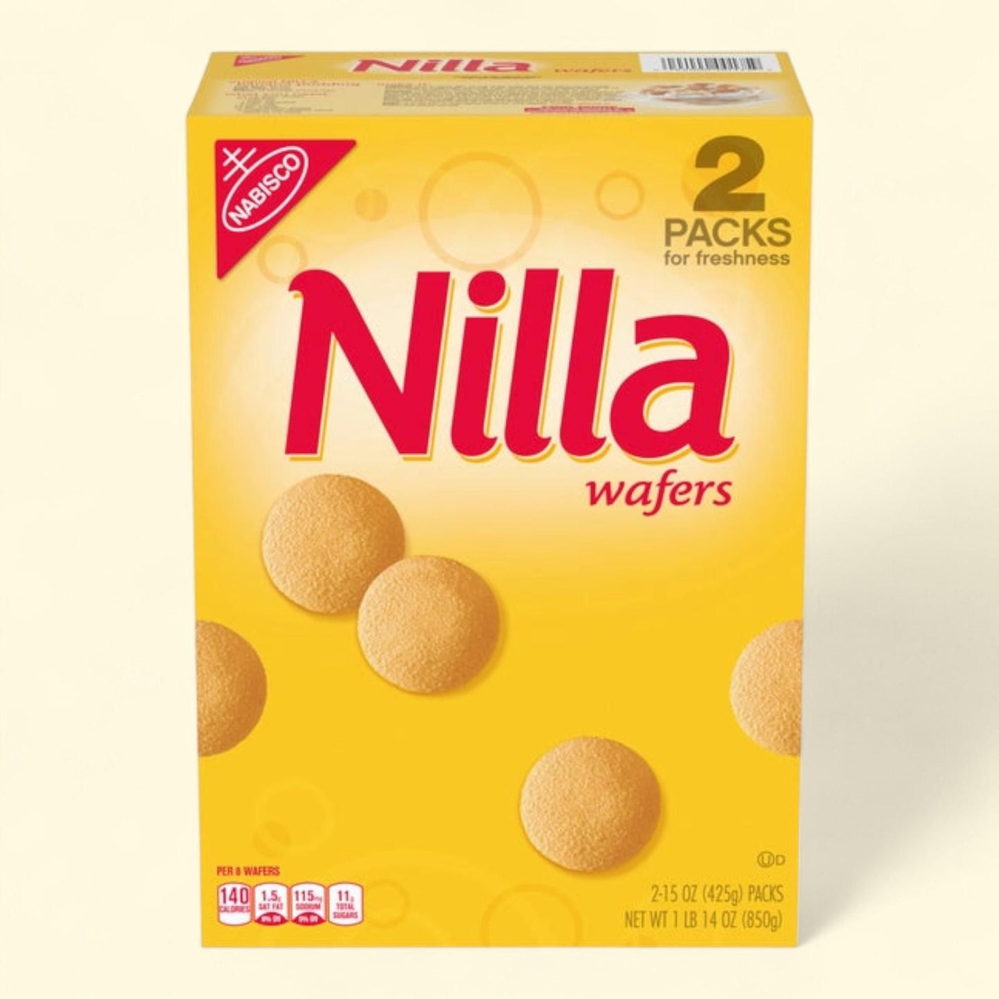 Nilla Wafers Cookies, 15 oz, 2 Count