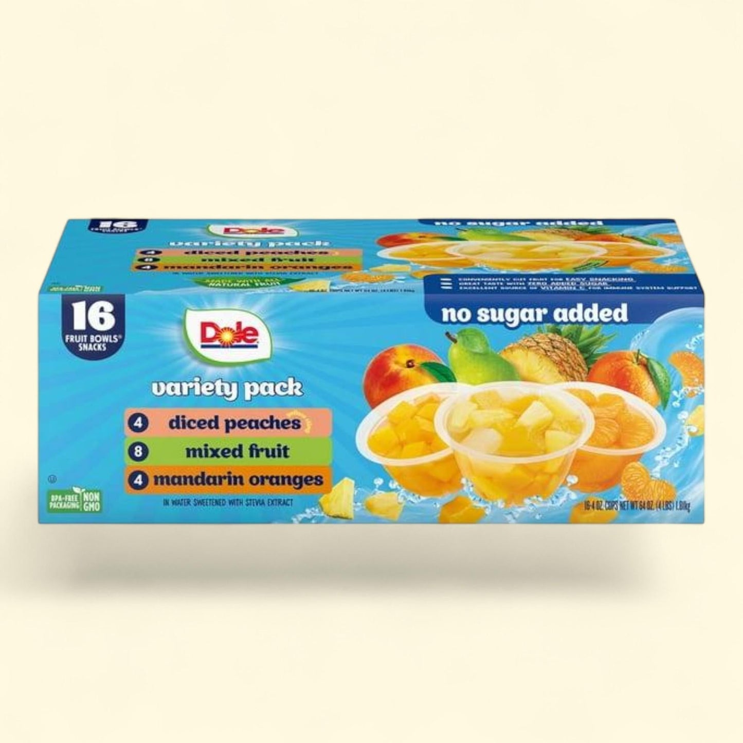 Assortiment de fruits Dole, 113 g, lot de 16