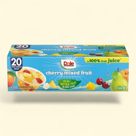 Dole Fruit Bowls Cherry Mixed Fruit, 4 oz., 20 pk.