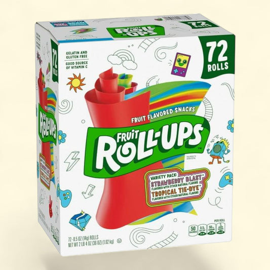 Fruit Roll-Ups Variety Pack, 0.5 oz., 72 pk.