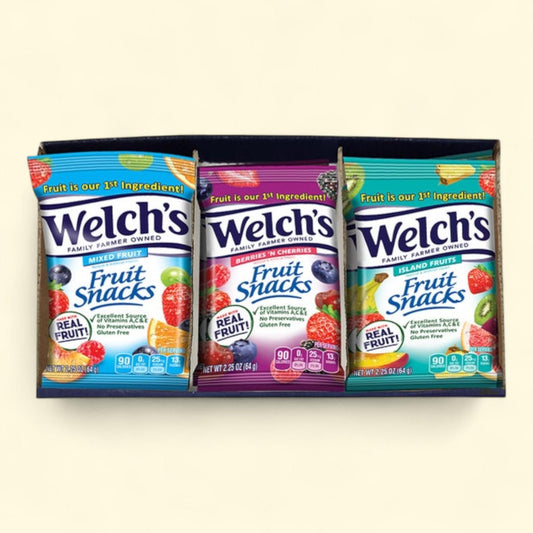 Welch's Fruit Snacks, Variety Pack, 2.25 oz, 20-count
