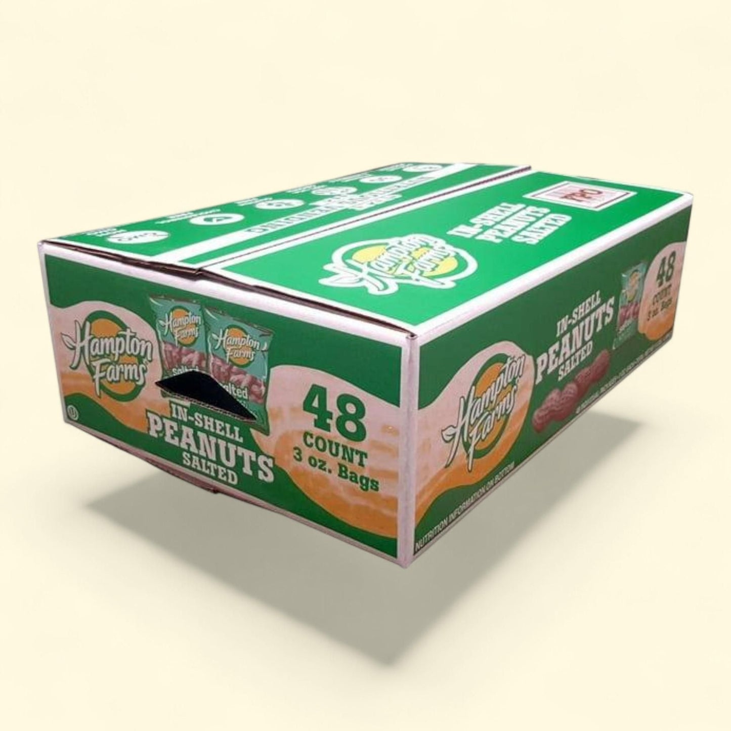 Hampton Farms Peanuts, 3 oz., 48 ct.