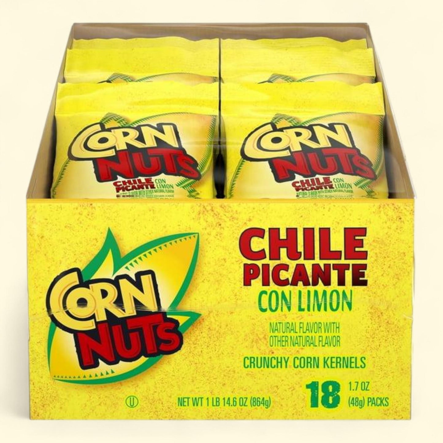 Corn Nuts Chile Picante con Limon, 1.7 oz., 18 pk.