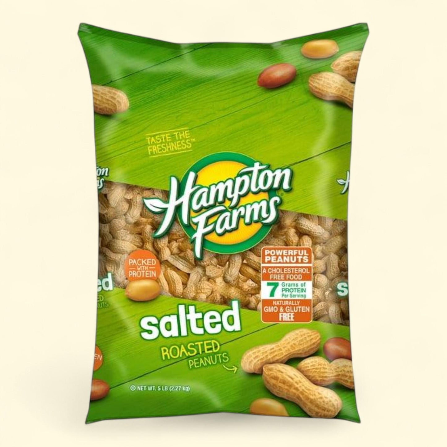 Hampton Farms Salted In-Shell Peanuts, 5 lbs.