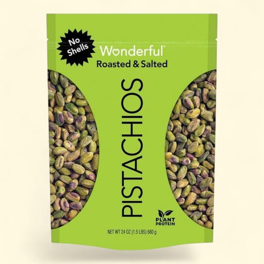 Wonderful Pistachios, Roasted Salted, 24 oz.