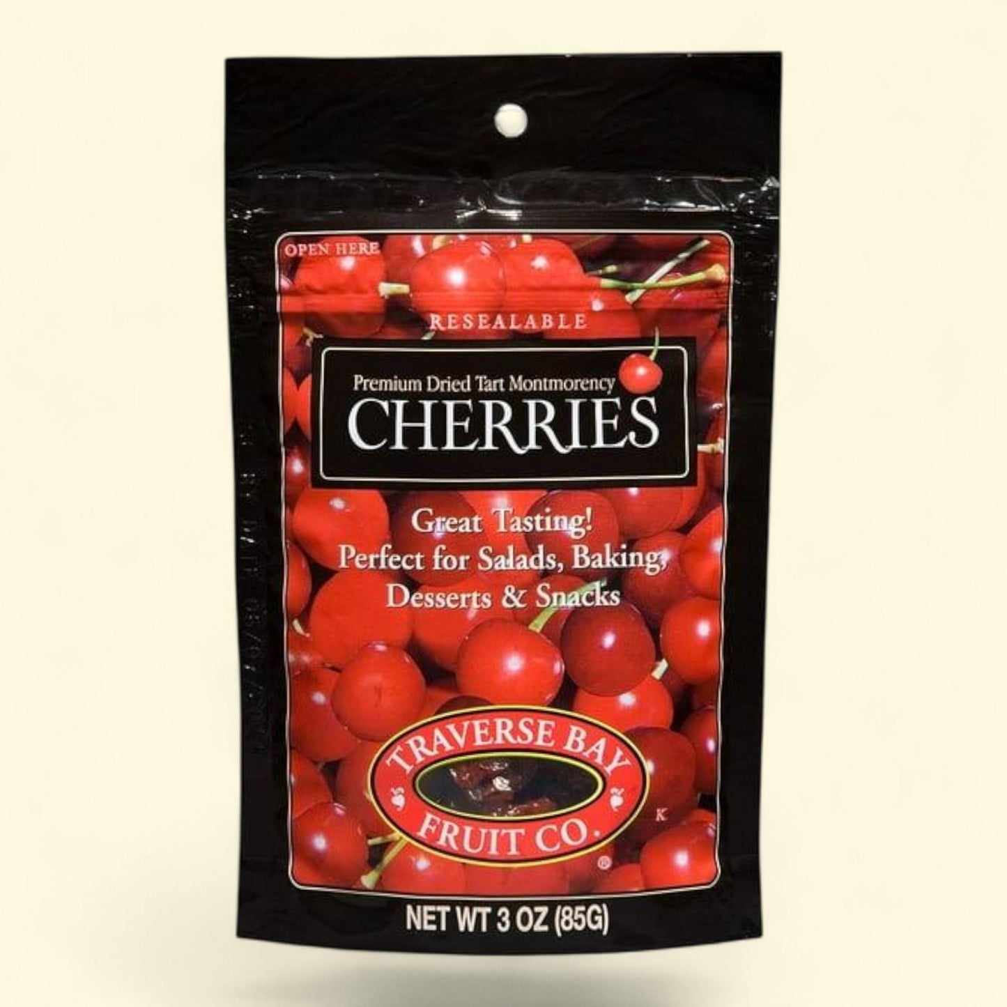 Traverse Bay Fruit Co. Dried Montmorency Cherries, 3 oz., 12 pk.