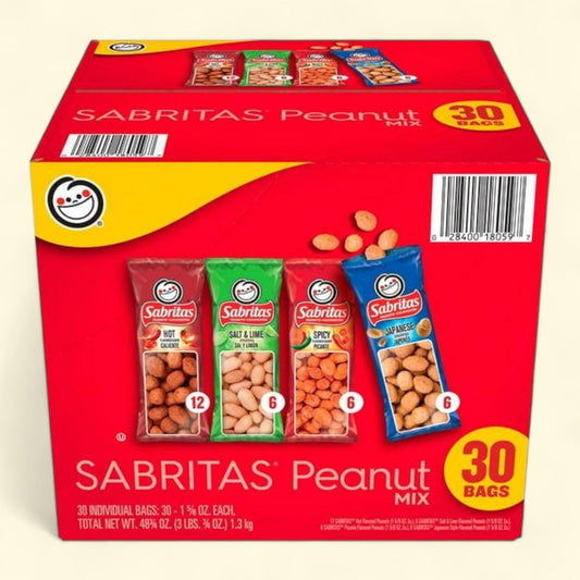 Sabritas Peanuts Variety Pack, 30 pk.