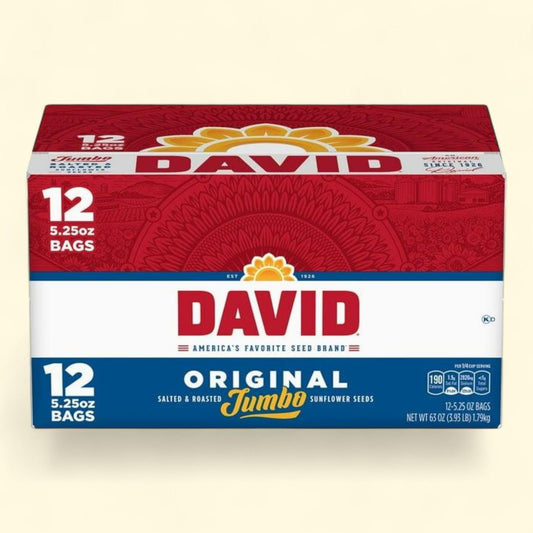 David Sunflower Seeds, 5.25 oz., 12 pk.