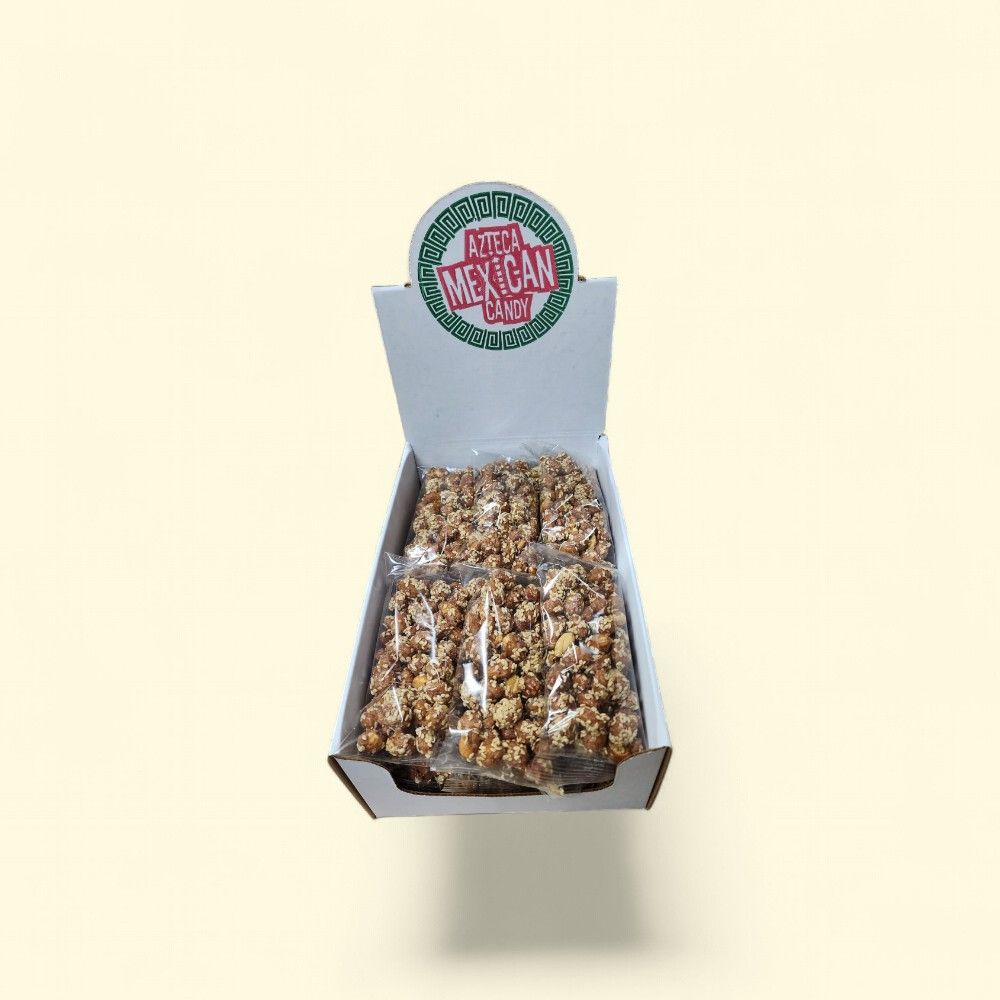 AZTECA Glazed Peanuts with Sesame - 18 Count, 2.5oz Each — authentic US product shipped worldwide by Treatspree