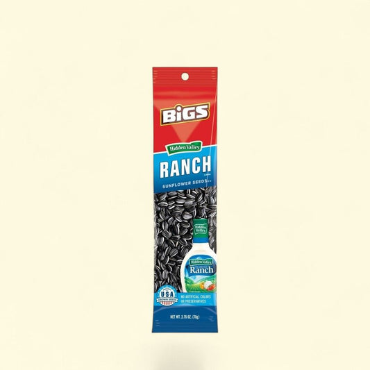 BIGS Ranch Sunflower Seeds, 2.75oz (12-pack) — authentic US product shipped worldwide by Treatspree