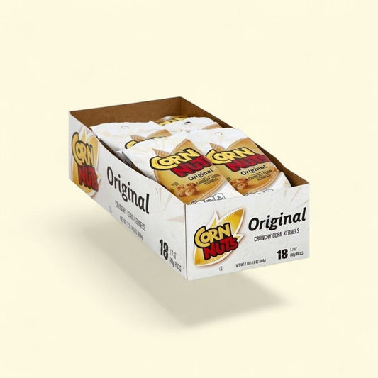 CORN NUTS Original Crunchy Corn Kernels - 18 Count Snack Packs — authentic US product shipped worldwide by Treatspree
