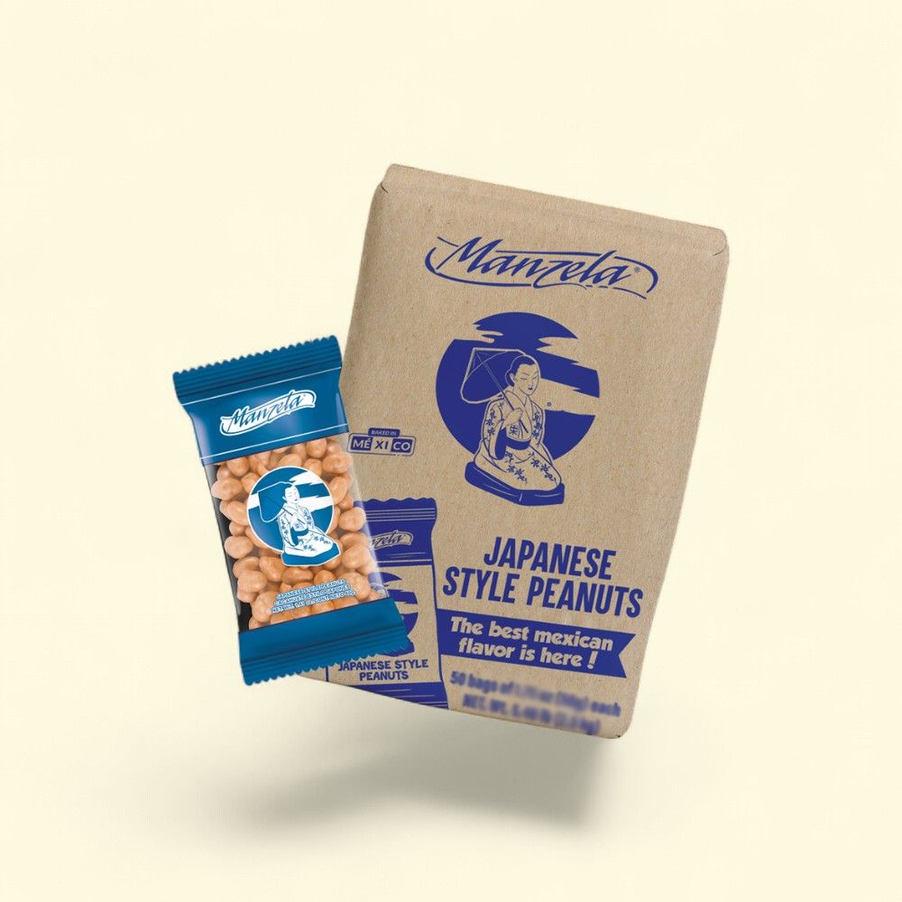 Manzela Japanese Style Peanuts (50-Count) — authentic US product shipped worldwide by Treatspree