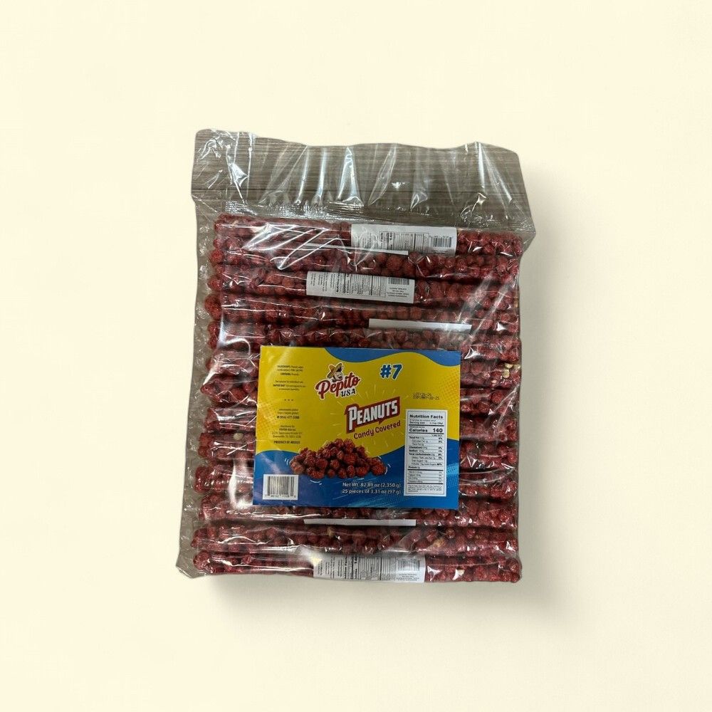 Pepito USA Candy Covered Peanuts 25-Count — authentic US product shipped worldwide by Treatspree