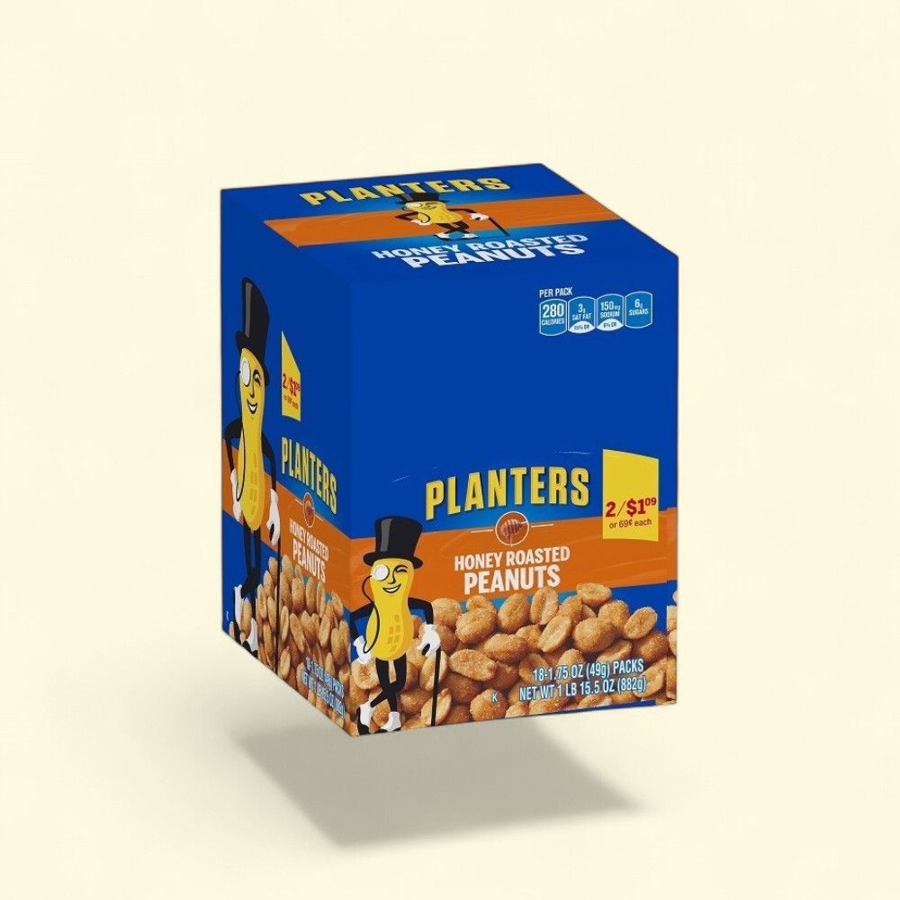 Planters Honey Roasted Peanuts - 18 Count Packs — authentic US product shipped worldwide by Treatspree