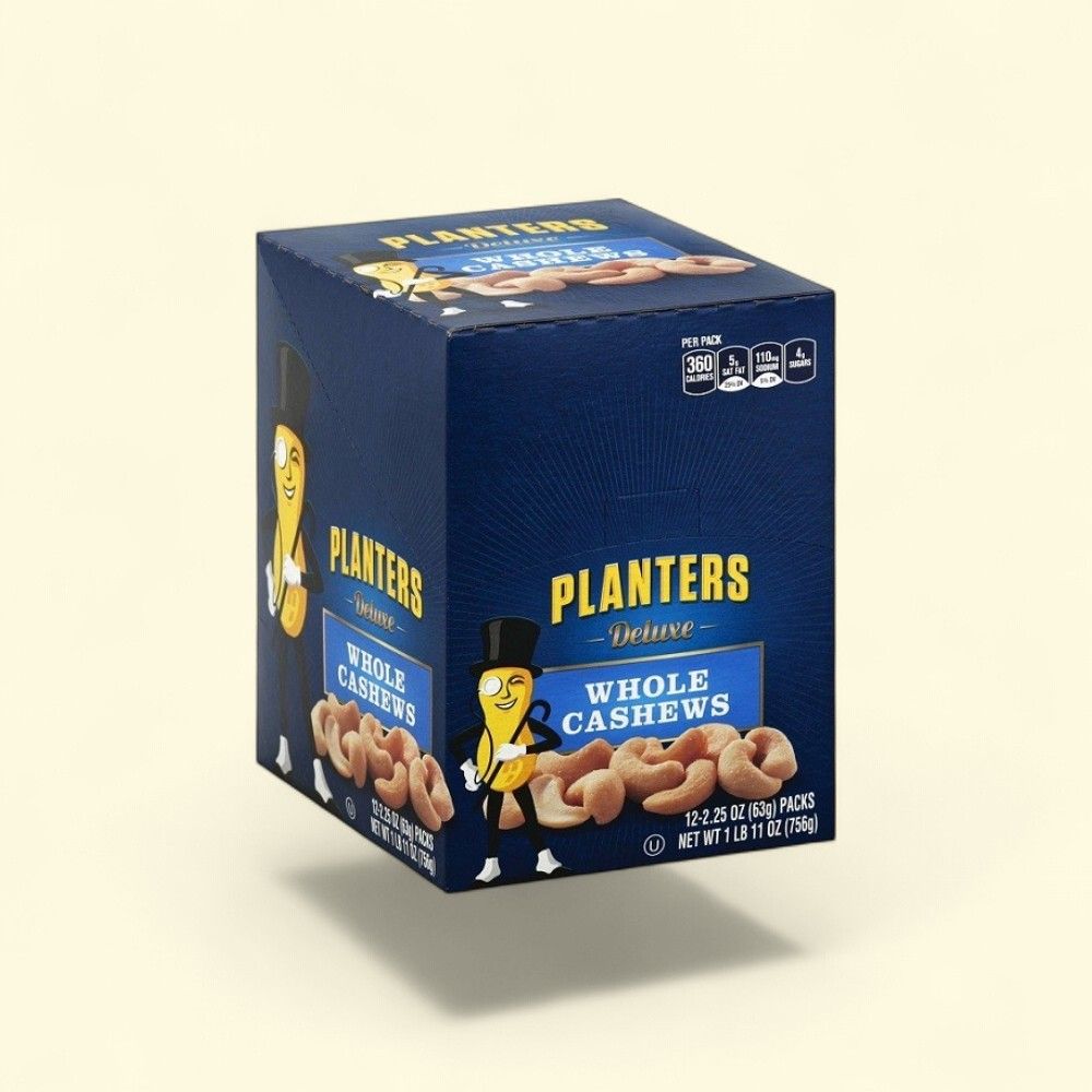 PLANTERS Whole Cashews, 12 Count — authentic US product shipped worldwide by Treatspree