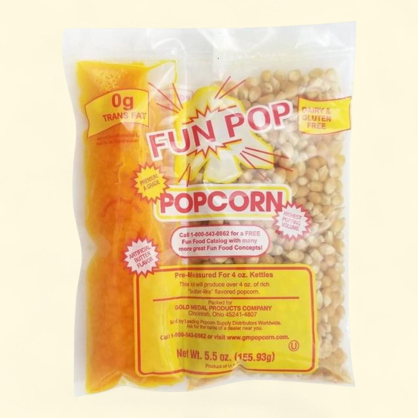 Gold Medal Funpop Popcorn Kits, 36 Kits