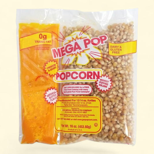 Gold Medal Mega Pop Popcorn Kits, 12 oz., 24 ct.