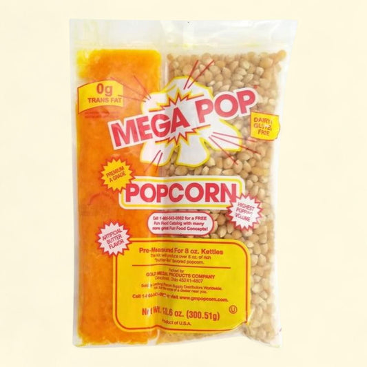 Gold Medal Mega Pop Popcorn Kit, 10.6 oz., 24 pk.