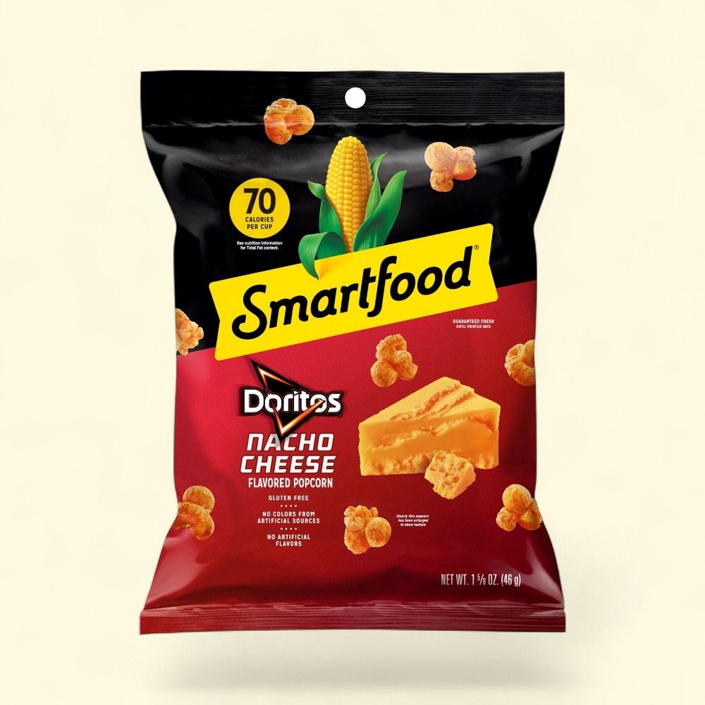 Smartfood Doritos Nacho Cheese Popcorn - 6 Bags — authentic US product shipped worldwide by Treatspree