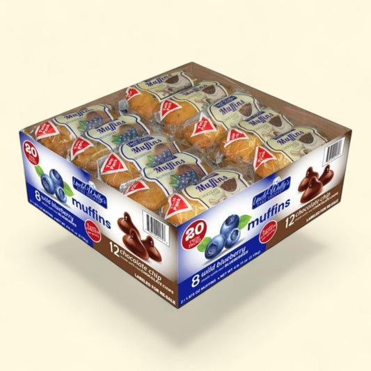 Assortiment de muffins Uncle Wally's, paquet de 20