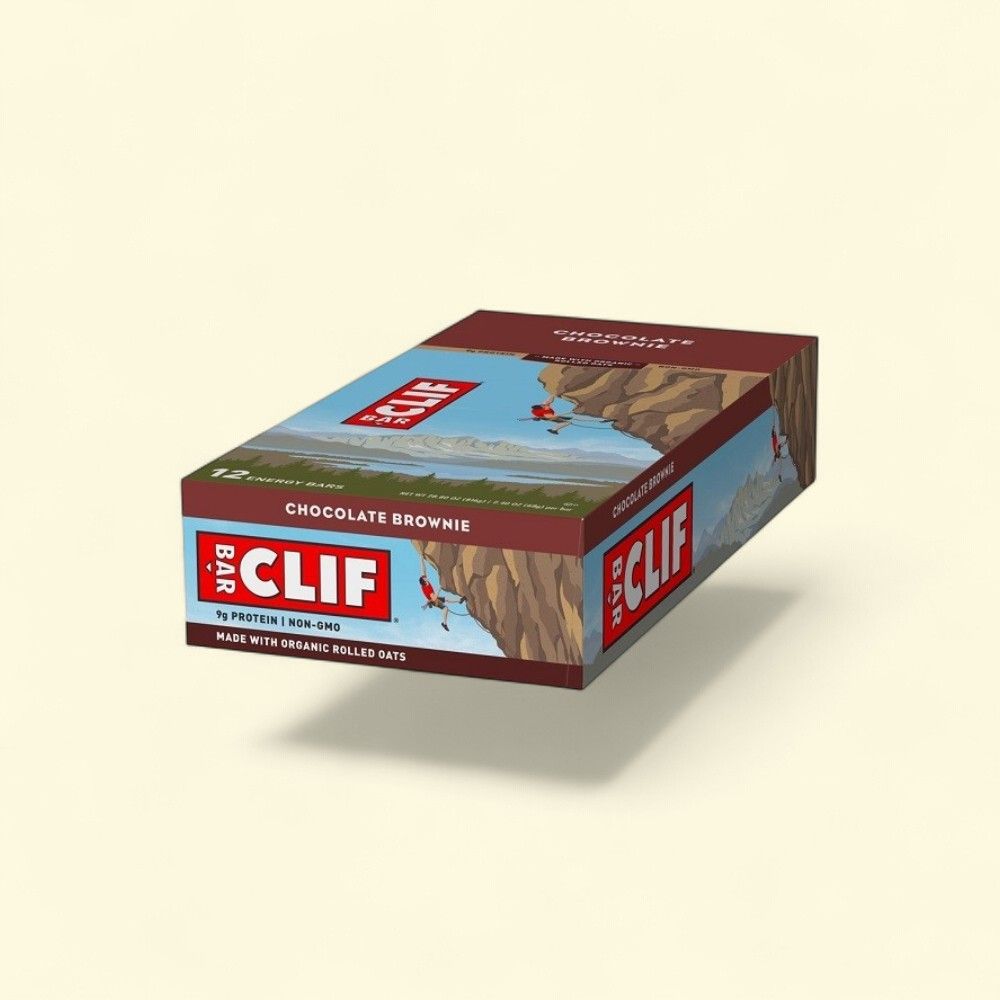 Clif Bar Chocolate Brownie Energy Bars - 12 Count — authentic US product shipped worldwide by Treatspree