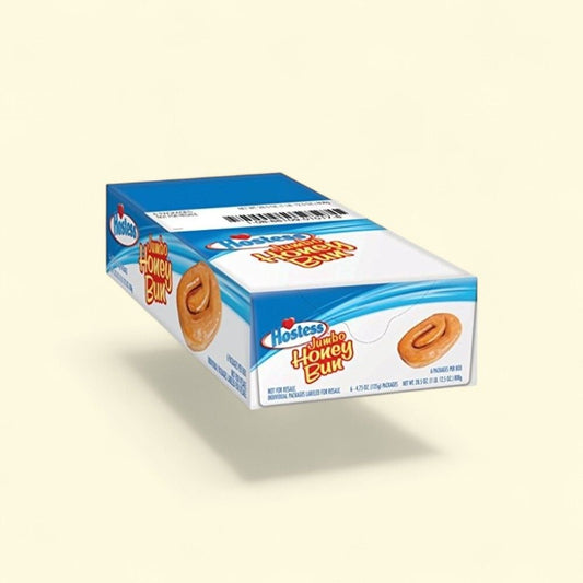 Hostess Glazed Jumbo Honey Buns - 6 Count — authentic US product shipped worldwide by Treatspree