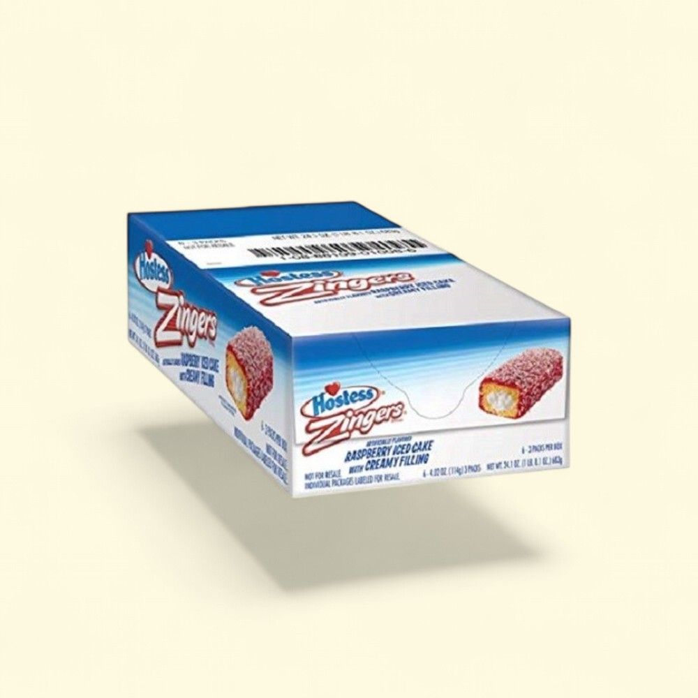 Hostess Ice Raspberry Zingers — authentic US product shipped worldwide by Treatspree