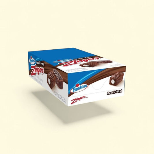 Hostess Iced Devil Zinger Cakes, 6 Count — authentic US product shipped worldwide by Treatspree