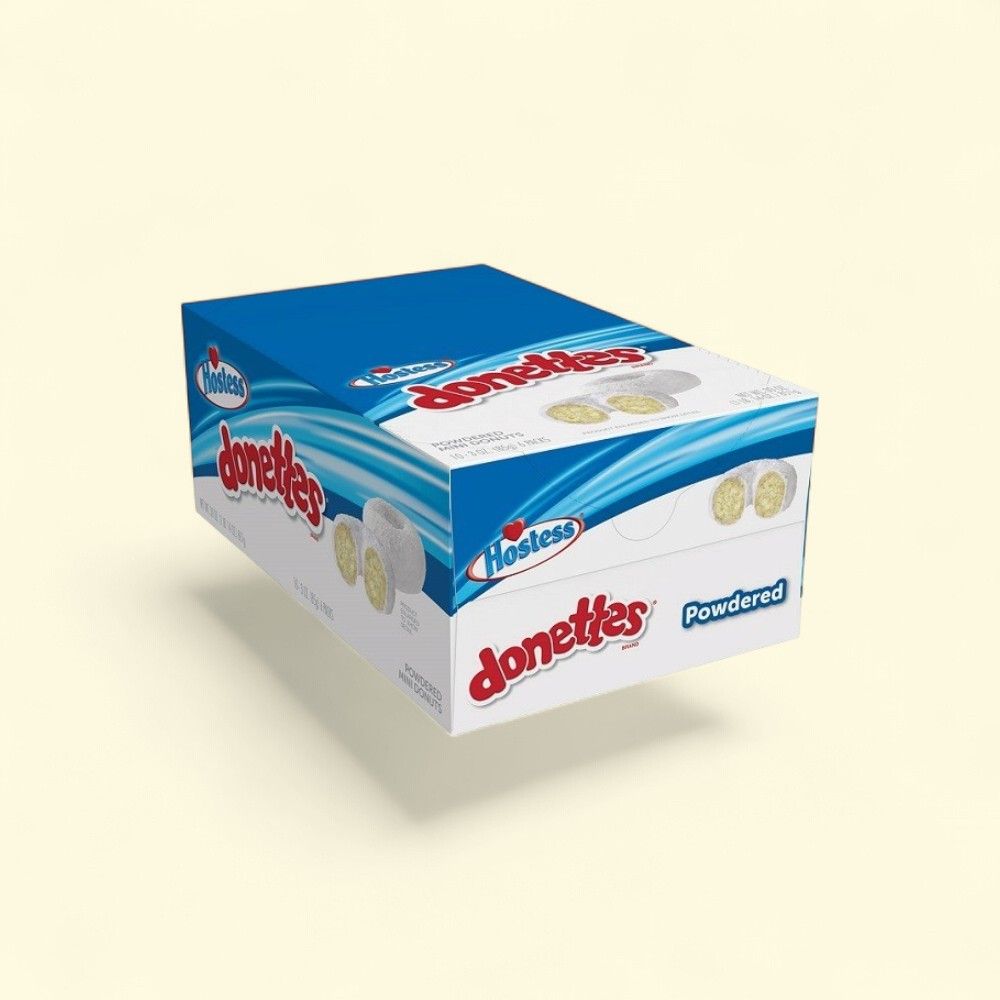 Hostess Powdered Mini Donuts - 10 Count — authentic US product shipped worldwide by Treatspree