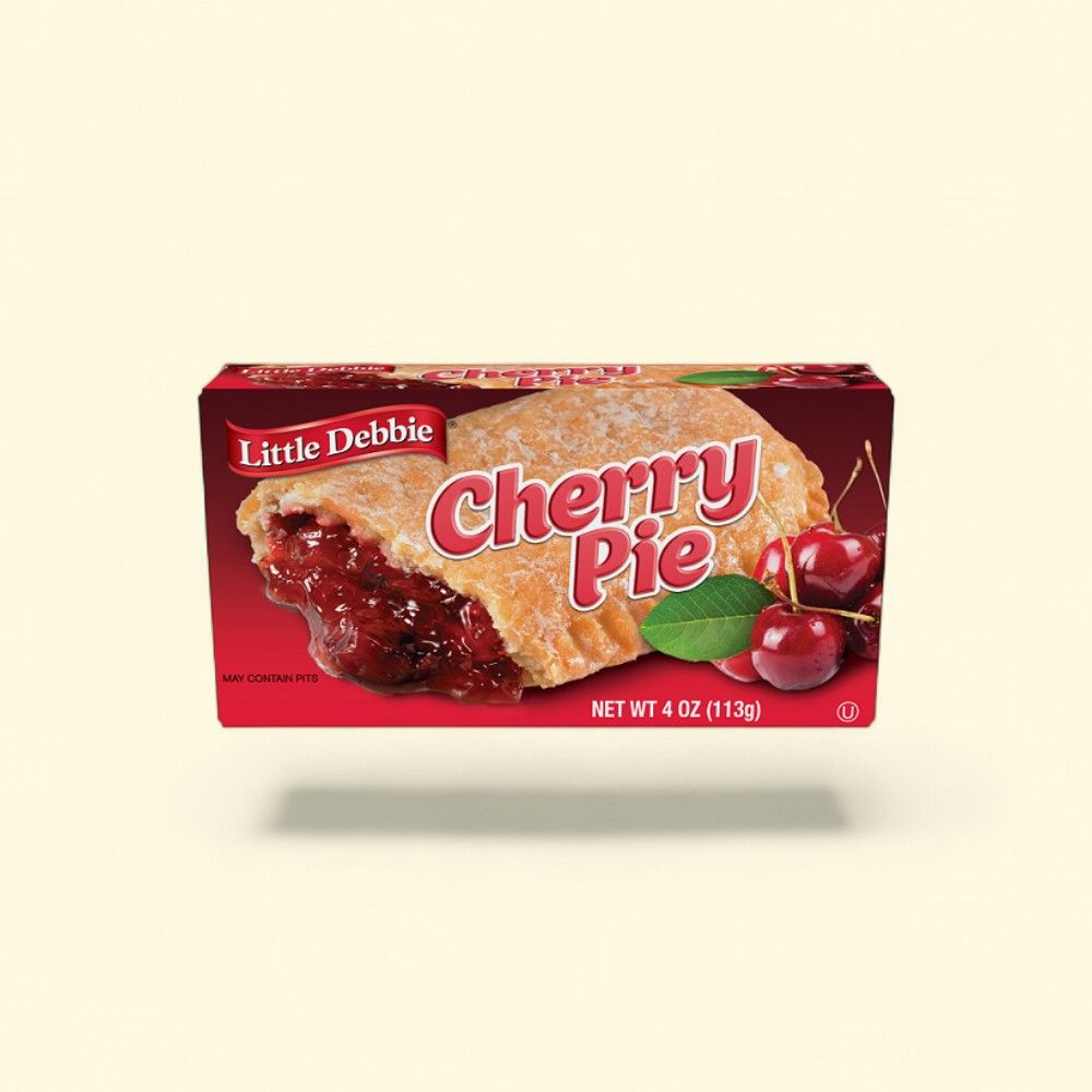 Little Debbie Cherry Fruit Pies (8 Count) — authentic US product shipped worldwide by Treatspree