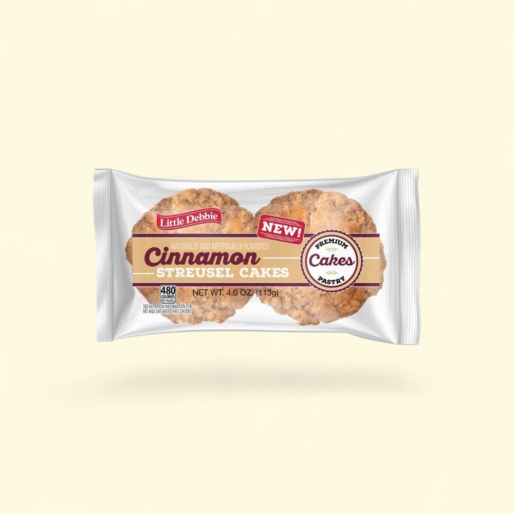 Little Debbie Cinnamon Streusel Cakes 6-Count – authentic US product shipped worldwide by Treatspree
