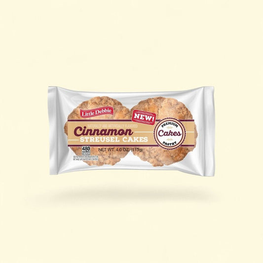 Little Debbie Cinnamon Streusel Cakes 6-Count – authentic US product shipped worldwide by Treatspree