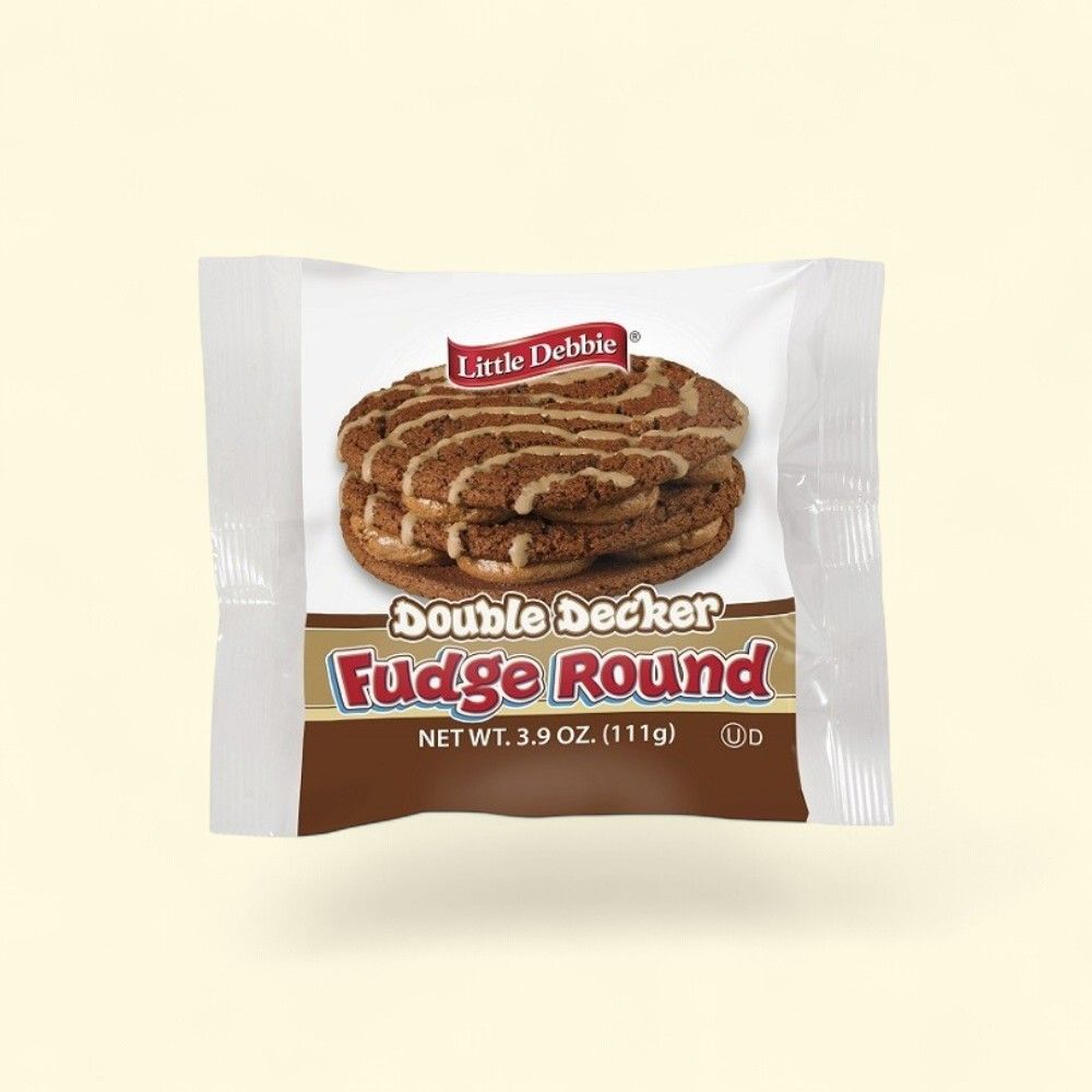 Little Debbie Double Decker Fudge Rounds 6-Count — authentic US product shipped worldwide by Treatspree