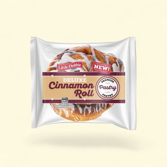 Little Debbie Deluxe Cinnamon Rolls (6 Count, 4oz Each) — authentic US product shipped worldwide by Treatspree