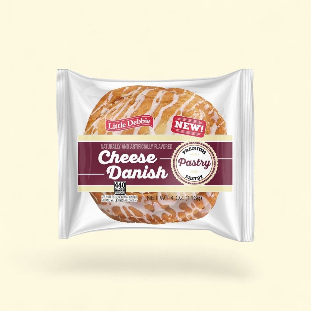 Little Debbie Original Cheese Danish (6 Count) — authentic US product shipped worldwide by Treatspree