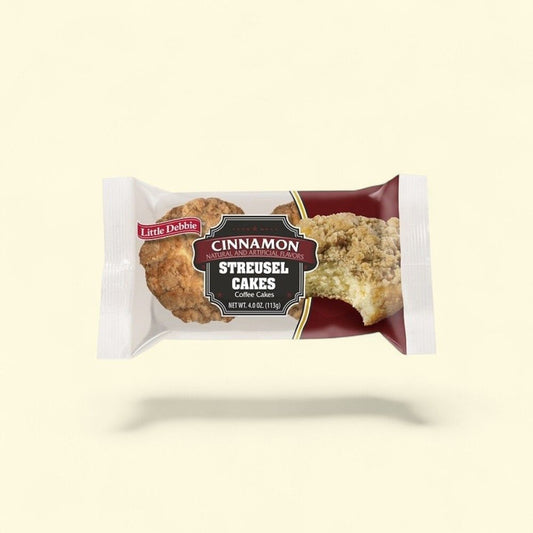 Little Debbie Streusel Cinnamon Cakes, 6 Count — authentic US product shipped worldwide by Treatspree