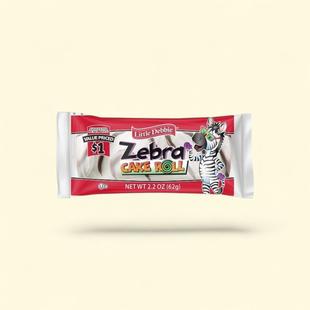 Little Debbie Zebra Cake Rolls, 6 Count — authentic US product shipped worldwide by Treatspree
