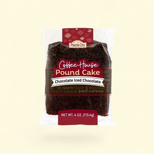 Prairie City Bakery Chocolate Iced Pound Cake — authentic US product shipped worldwide by Treatspree