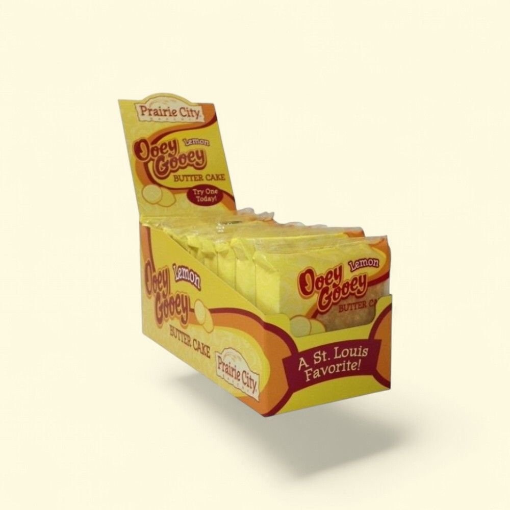 Prairie City Bakery Lemon Butter Cake, 10-Count (2oz Each) — authentic US product shipped worldwide by Treatspree