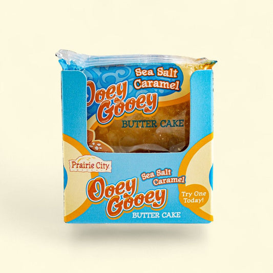 Prairie City Bakery Sea Salt Caramel Cake, 10-Count (2oz Each) — authentic US product shipped worldwide by Treatspree