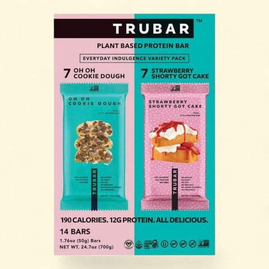 TRUBAR Plant Based Protein Bar Variety Pack, 14 ct.