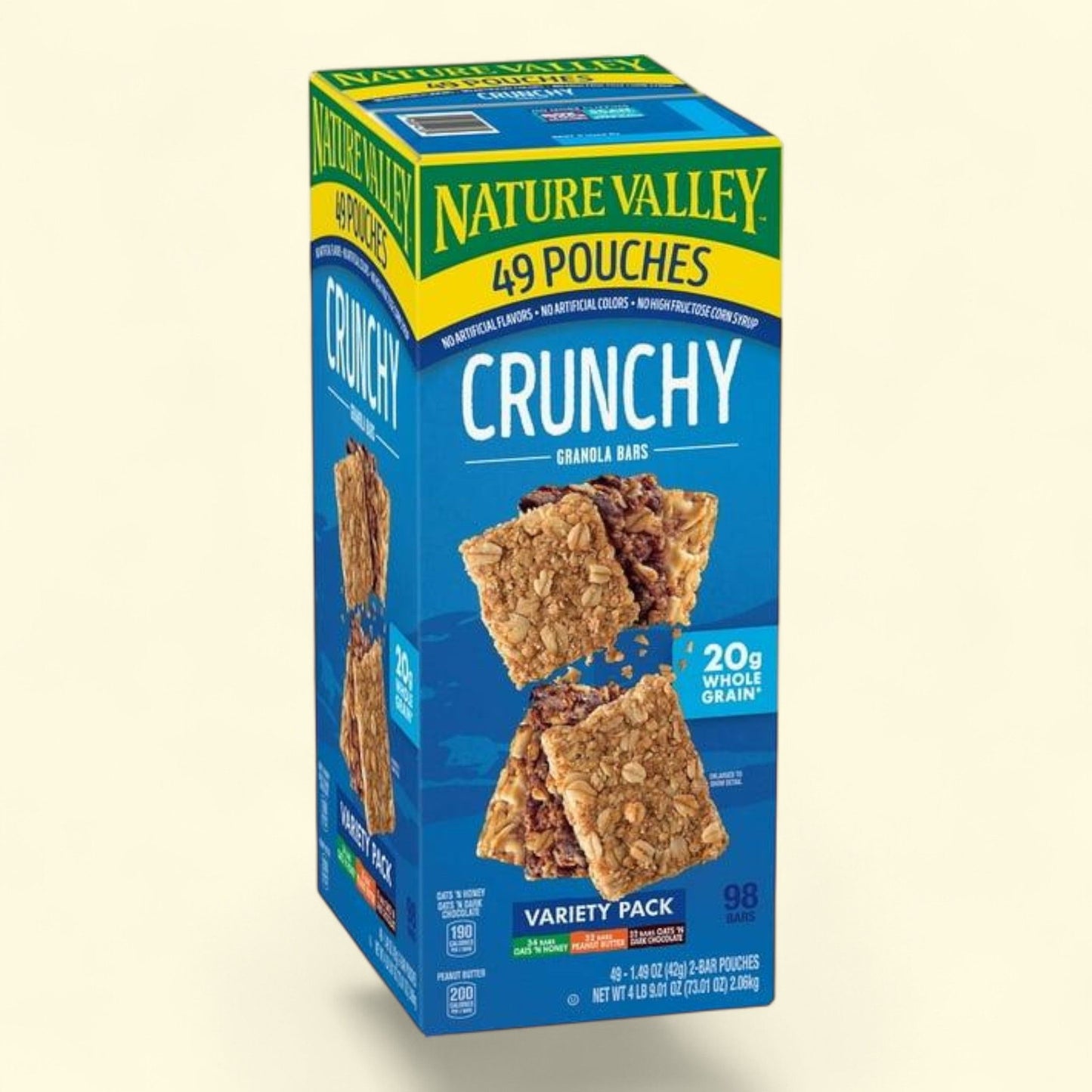 Nature Valley Crunchy Granola Bars Variety Pack, 49 ct.