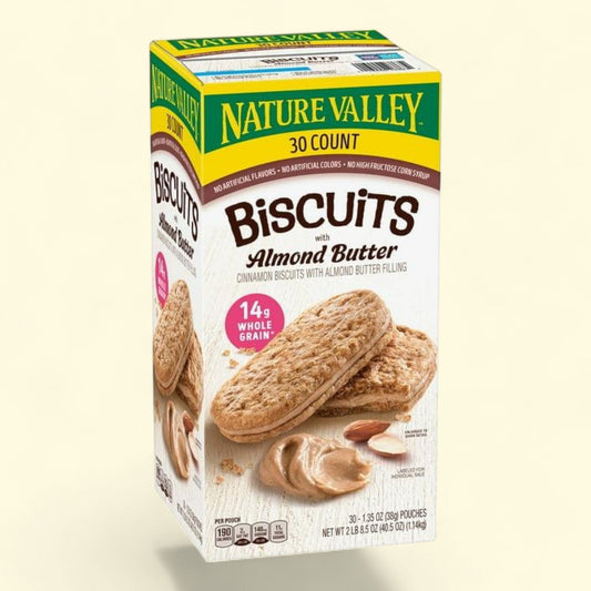 Nature Valley Biscuit Sandwich with Almond Butter, 30 ct.