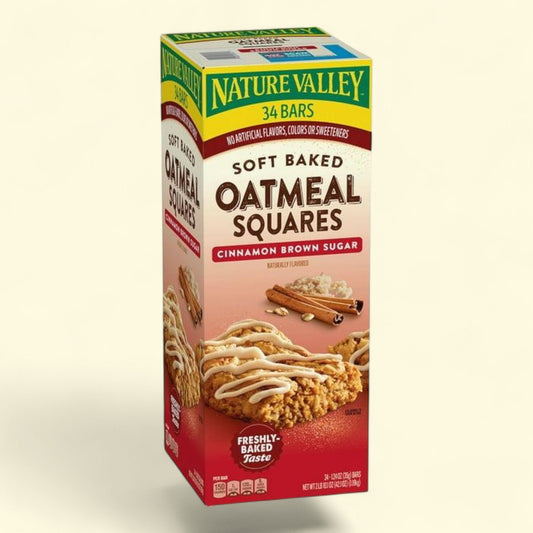 Nature Valley Soft Baked Oatmeal Squares, 34 ct.